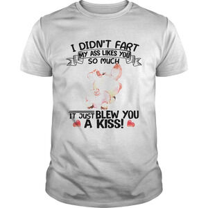 Pig I Didntfart My Ass Likes You So Much Itjust Blew You A Kiss Shirt